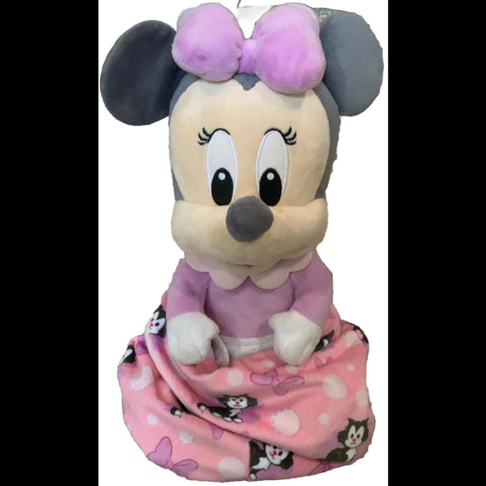Disney Parks Exclusive Disney Babies Minnie Mouse Baby Plush Soft Stuffed 13"